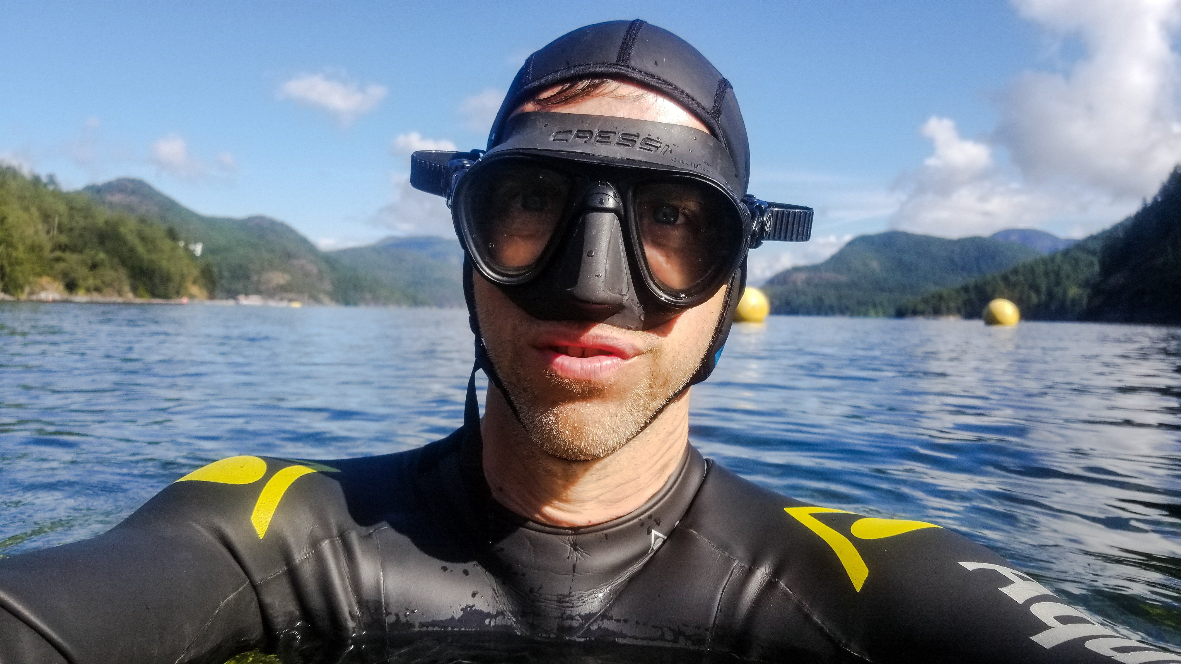 Swimming in open water