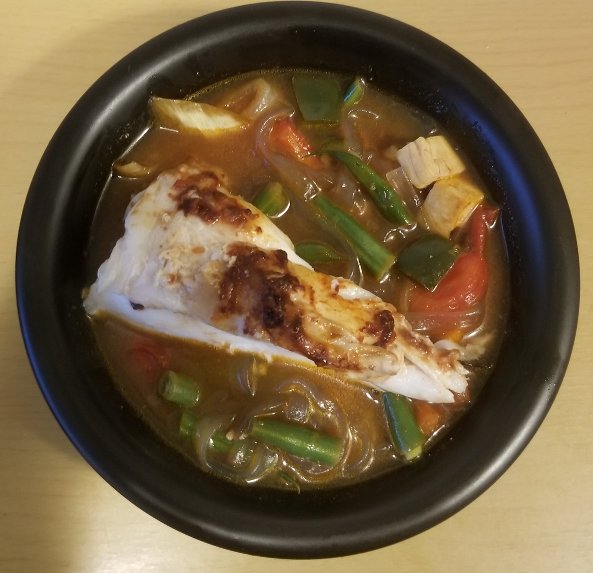 Halibut soup