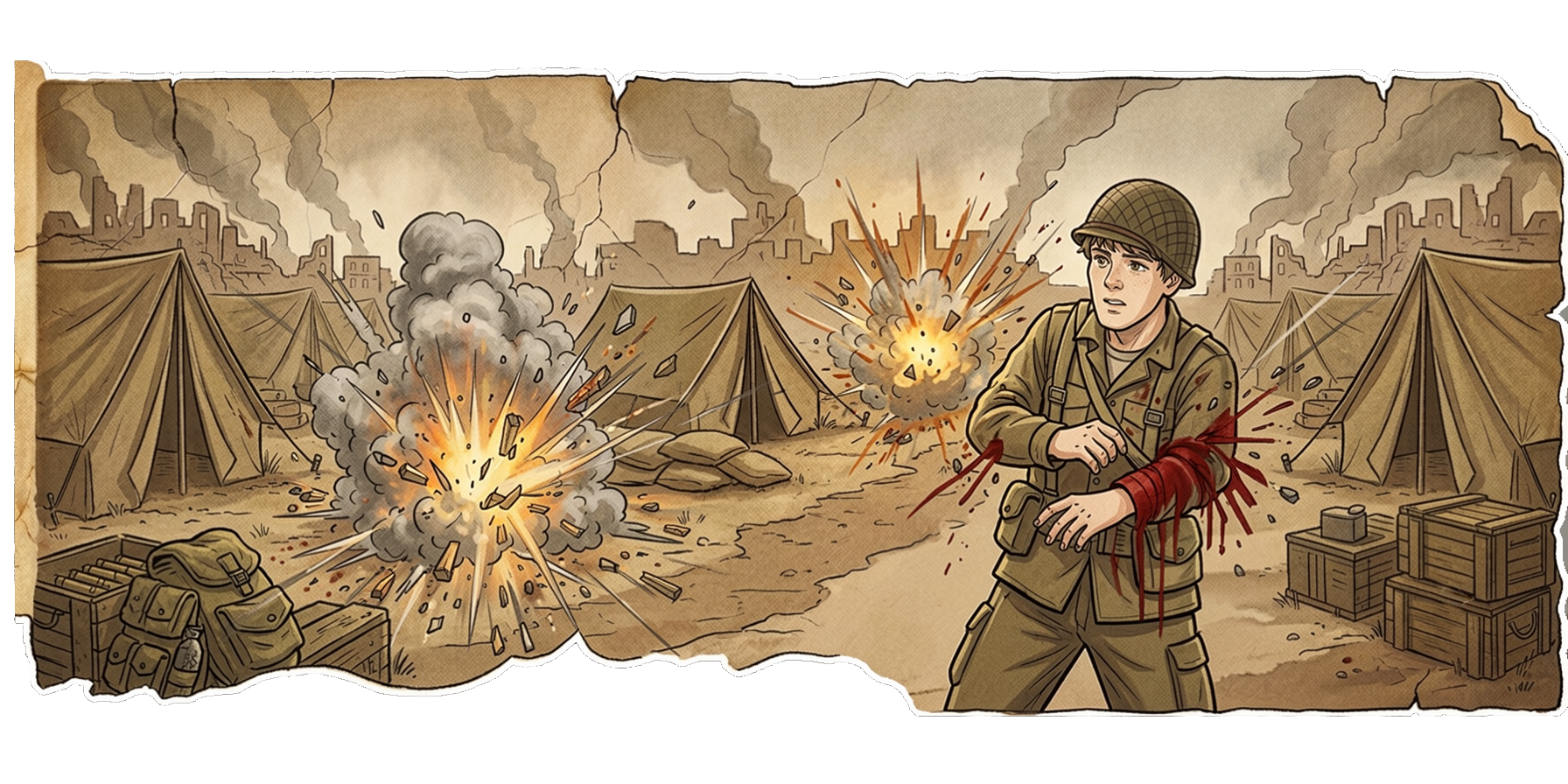 My grandfather in the war